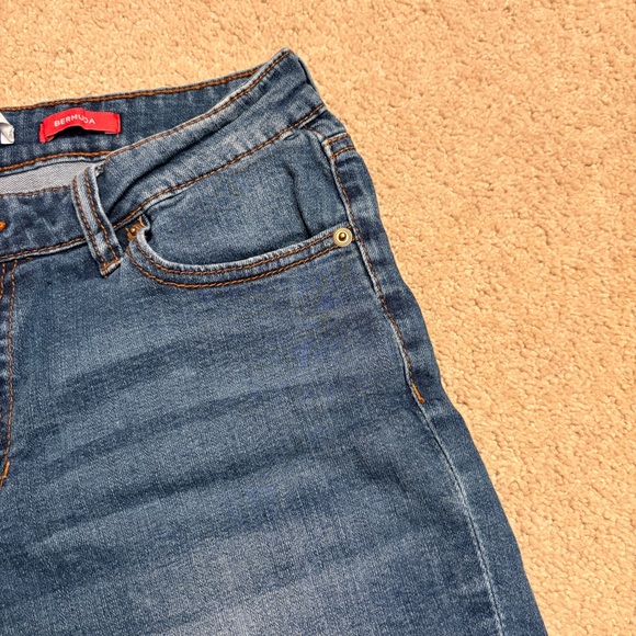 Celebrity Pink Denim Bermuda Shorts Womens Size 7 Waist 28 Summer Festival Jean - Picture 8 of 11